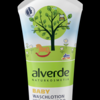 alverde Baby Измиваща пяна и шампоан 2 в 1, 200 мл 