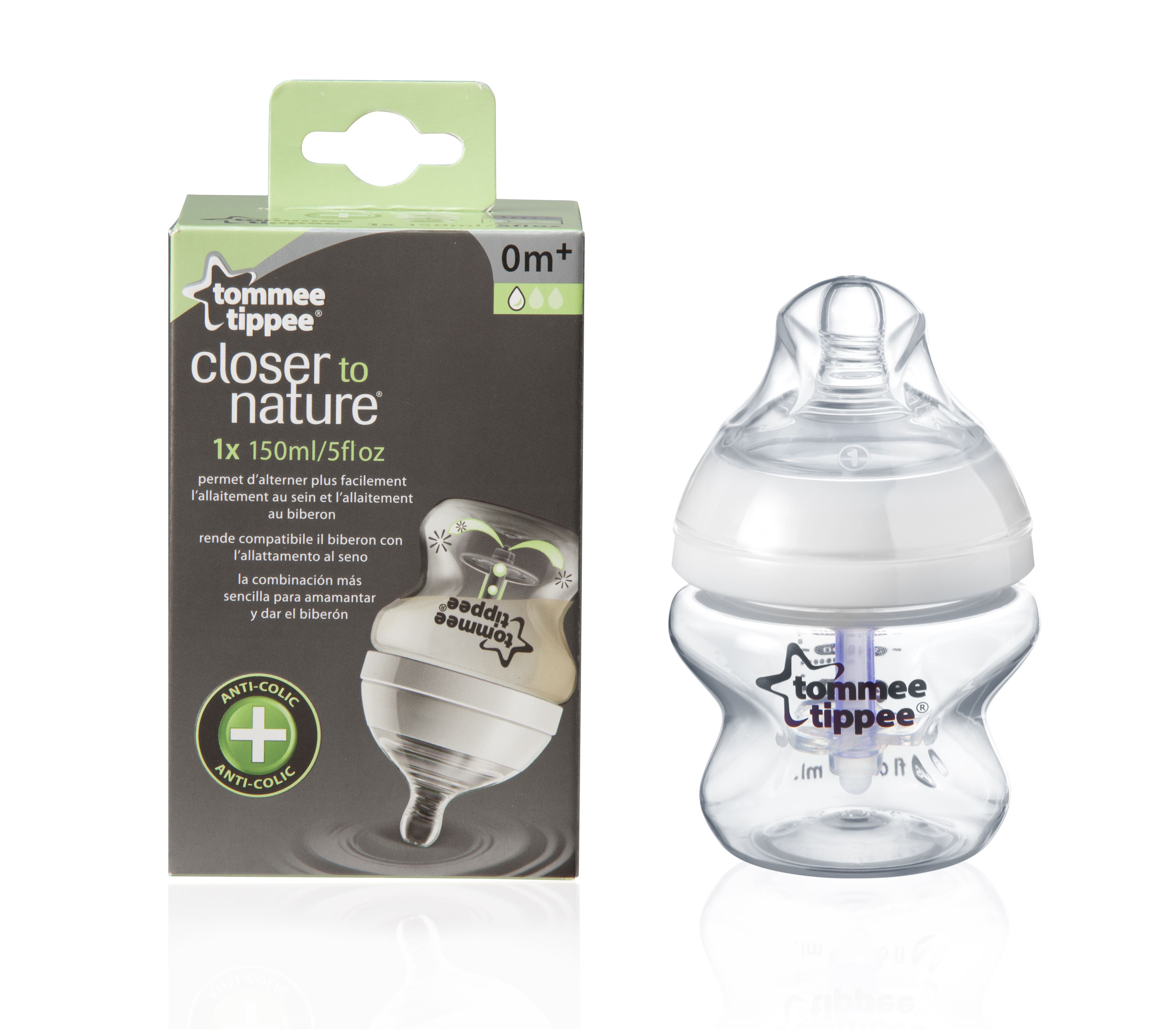 Шише за хранене Anti-Colic+ 