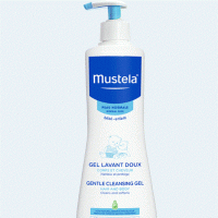 Нежен измиващ гел (Дермопочистващ гел) за коса и тяло Mustela